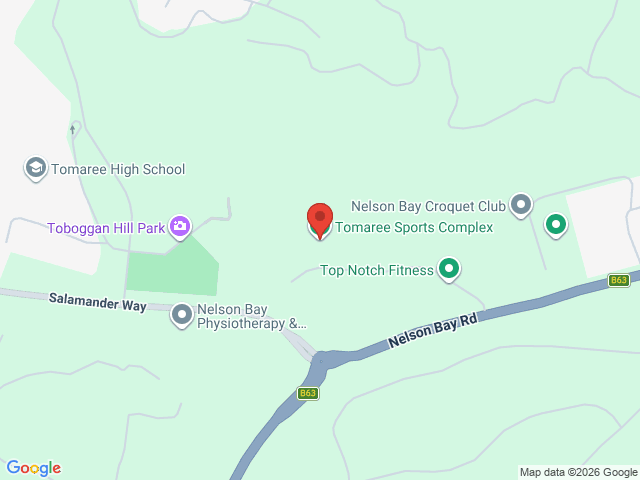 Map showing event location
